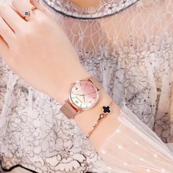 Hannah Martin Ženske Gledajo Rose Zlata 3D Metulj Ustvarjalne Luksuzni Pazi Za Ženske, Dame Watch Relogio Feminino reloj mujer