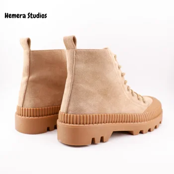 Hemera Studios žensk boot čevlji 2020 platformo čipke-up multi-barvne Superge moda za novo kolekcijo