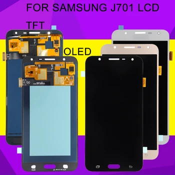 HH J7 Neo Zaslon Za Samsung Galaxy J701 Lcd-Zaslon, Zaslon na Dotik, Računalnike Skupščine J7 Nxt J701F J701M J7 Core LCD Z Orodji,