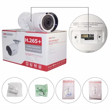 Hikvision CCTV Kamere Kompleti 8MP(4K) Bullet IP Kamero PoE Domov/Zunanja Vremensko Video CCTV Varnostni Nadzor Night Vision