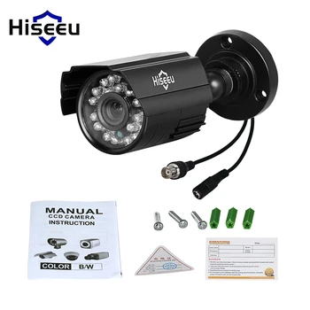 Hiseeu 5MP AHD nadzorna Kamera 1080P Kovinski Nepremočljiva Prostem CCTV Kamere Varnost na Prostem Bullet Kamere CCTV DVR Sistem