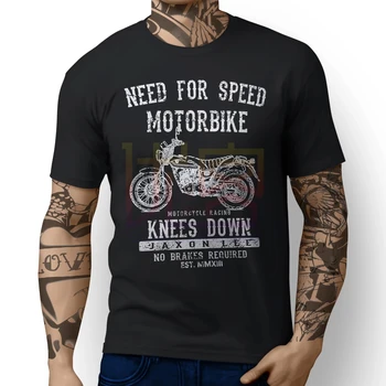 Hitrost Vanvan 2017 Motocikla Umetnosti t-shirt Obleko Priljubljena T-Shirt Crewneck Bombaž Tees Neverjetno Kratek Rokav Edinstven