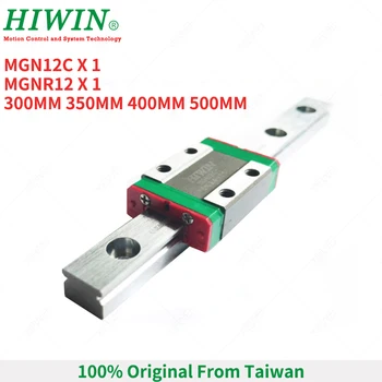 HIWIN MGN12C potisnite blok prevoz s 300 mm 350 mm 400mm 500mm MGN12 Linearno Vodilo Železniškega za 12 mm Mini CNC kit