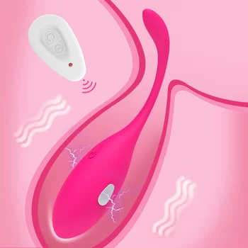 Hlačke Vibrator Električnega Udara Impulz Z Vibriranjem Jajca Daljinsko Keglove Vaginalne Kroglice Tesen Uresničevanje Gejša Žogo Sex Igrače Za Ženske