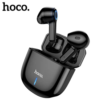 Hoco ES45 TWS Slušalke Bluetooth 5.0 Brezžične Slušalke Z Mikrofonom Polnjenje Box Inteligentne Dotik za Nadzor Slušalke Za Pametne telefone