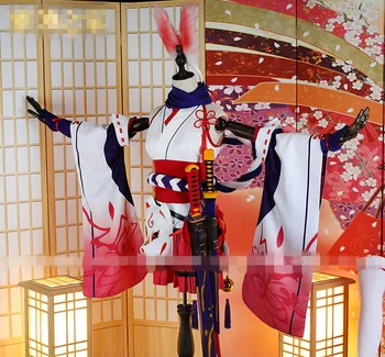 Honkai Vpliv 3. Cosplay Yae Sakura cosplay kostum Yae Sakura kimono cosplay