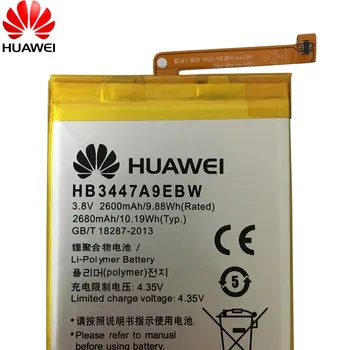 HUAWEI Originalno Nadomestno Baterijo 2600mAh HB3447A9EBW Baterija za Huawei Vzpon P8 GRA-L09/UL00/CL00/TL00/TL10/UL10