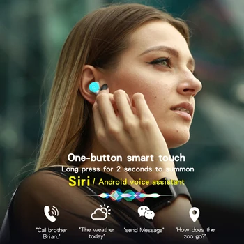 I12 TWS Brezžične slušalke Bluetooth 5.0 Slušalke šport Čepkov Slušalke Z Mikrofonom Za iPhone Xiaomi Samsung Huawei PK I9S I7S