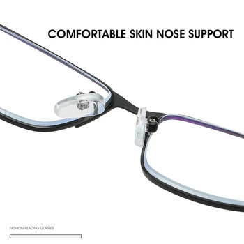 Iboode Visoko Kakovostne Kovine Obravnavi Očala Proti Modra Svetloba Povečevalno Presbyopia Moški Ženske Očala 0 1.0 1.5 2.0 2.5 3.5 4.0