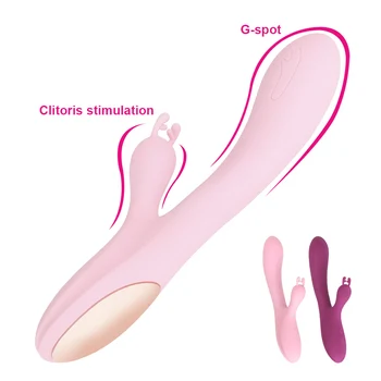 IKOKY Rabbit Vibrator, Vibrator Vaginalne Muco Massager Sex Igrače za Ženske, G-Spot Klitoris Stimulator Srčkan Jelen 2 Motorji 10 Hitrost