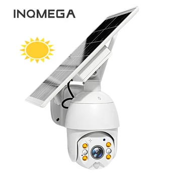 INQMEGA Wifi Različica 1080P HD solarnimi Zunanji Nadzor Nepremočljiva CCTV Kamere Pametnega Doma dvosmerno Glasovno Vdorov Alarm