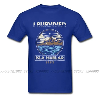 Isla Nublar 1993 Majica Jurassic Park, Tshirt Moški T-shirt Črna Vrhovi Tee Bombaž Oblačil Vintage Grafični Uvježbavanje Majice