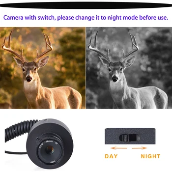 Izboljšanim Anti-Shock Zaslon DIY 850nm IR Nočno Vizijo Riflescope Lov Obsegov Optike Pogled Taktično NightVision Fotoaparat