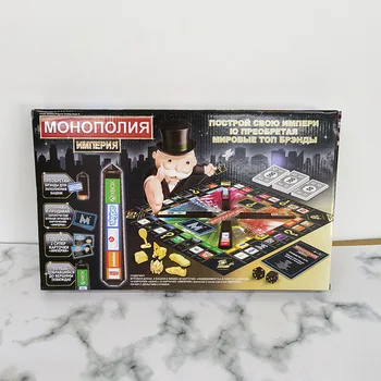 Izobraževalne Igrače Classic V Angleščini In Ruščini Monopol Igro Krovu Monopol Igra Odraslih Družinskih Igre Na Srečo Skupaj Priljubljena Navijačev