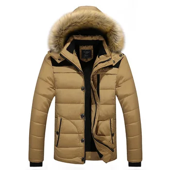 Jakno za moške hooded 2020 Zimska Jakna Moški Plašč Sneg Parka jakna moški topel zimski plašč modna Moška jakna