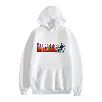 Japonski Anime Smešno Killua Oči Killua HxH Hoodies 2020 Pozimi Japonskem Slogu Hunter X Hunter Sweatshirts Ulične za Ženske/moški