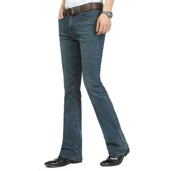 Jeans Moški 2019 Novih Moških Retro Vintage Kavbojke Elastična Flare Hlače za Moške Mikro Hlače Slim Kavbojke Več Velikostih, 26-38 40