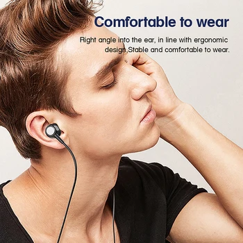 Jellico 3,5 mm Žične Slušalke Stereo Glasbe Globok Bas Čepkov Slušalke Športne Slušalke-line Nadzor Za Xiaomi