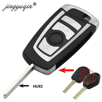 Jingyuqin Spremenjen flip Oddaljeno 4 Gumb 315MHZ 433MHZ daljinski ključ za BMW EWS E38 E39 E46 M5 X3 X5 Z3 Z4 ID44 PCF7935AA HU58 HU92