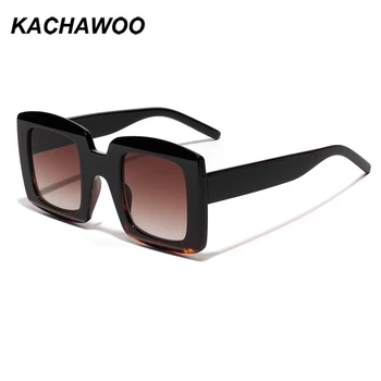 Kachawoo prevelik kvadratnih sončna očala ženske retro brown velika očala za sonce belem okvirju ženske trending očala uv400 novo leto, darila