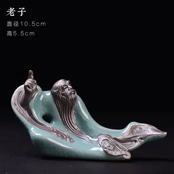 Kitajski Tradicionalni Keramike, Porcelana Buda Menih Kip Figurice Fengshui Darila, Čaj, Domače Živali Bonsaj Krajine Doma Dekoracijo