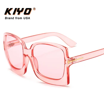 KIYO blagovne Znamke 2020 Nove Ženske Moški Kvadratnih sončna Očala PC Vintage sončna Očala Visoke Kakovosti UV400 Vožnje Očala D9601