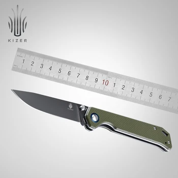 Kizer Folding Nož Rezilo V4458N2 Zelena G10 Ročaj Visoke Kakovosti na Prostem Taktično Nož za Lov Orodja
