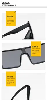 Klasičnih Kvadratnih sončna Očala Ženske Moški Prevelik Okvir Oblikovalec blagovne Znamke sončna Očala Odtenki Gafas De Sol Mujer UV400