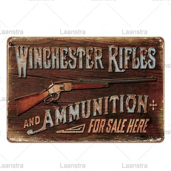 Kovinski Tin Prijavite Retro Smith&Wessson Colt Revolver Pištolo Kavboj Znaki Letnik Plakat Wall Art Dekor Pištolo Klub Bar Železna Ploščica