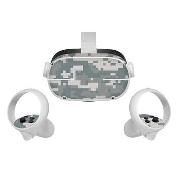 Kožo Nalepke za oculus Quest 2 Slušalke Virtualne Realnosti Dekoracijo Decals 35EA