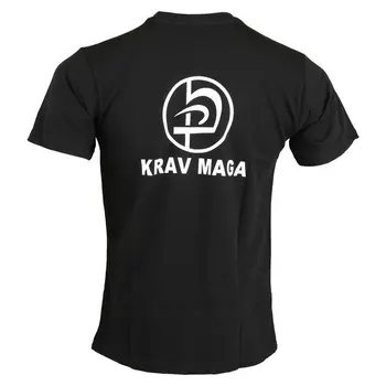 Krav Maga t-shirt nera allenamento arti marziali Abbigliamento Priložnostne Palestra