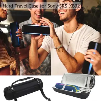 Krog Shockproof Trda Zaščitna EVA Primeru Polje za Sony SRS-XB32 Extra Bass Prenosni Bluetooth Zvočnik