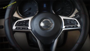 Lapetus ABS Auto Dodatki Volan Gumb Kritje Trim 2 Kos Za Nissan Qashqai J11 2017 - 2020 / Mat Ogljikovih Vlaken Videz