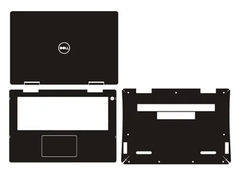 Laptop Ogljikovih Vlaken Vinil Kože Nalepke Kritje Za Dell Inspiron 14-5482/14-5491 2-v-1
