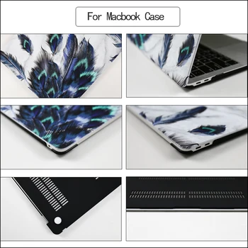 Laptop Primeru Za Macbook Pro 13 Primeru 2020 M1 Čip funda macbook air 13 primeru Dotik Bar ID 11 12 13 15 A2289 A2251 A1989 A2159