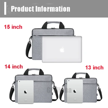 Laptop torba Rokav Zaščitna Torba torba Za Macbook pro13 14 15.6 Zraka Pokrov Za HP ASUS Acer Dell Lenovo torbica