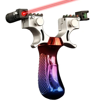 Lasersko Merjenje Fračo Lov Katapult z Ravno gumico na Prostem Visoko Precizno Streljanje Konkurence Sling Shot
