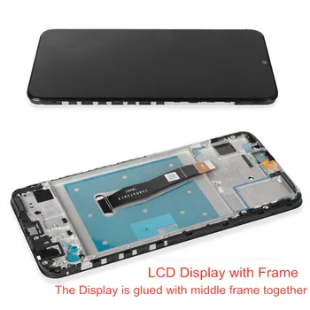 Lcd-Zaslon za Huawei P Smart 2019 Lcd Zaslon z Okvirjem Zaslon na Dotik za Huawei P Smart 2019 POT-LX1 L21 LX3 LCD Zaslon