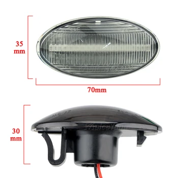 LED Dinamični Strani Oznako Vključite Opozorilne Luči Zaporedno Blinker Indikator Za Suzuki Swift Jimmy Vitara SX4 Alto Za Fiat Sedici