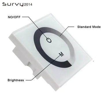 LED krmilnik plošče smart stikalo za LED dimmer dotik. 12V-24V enobarvni LED dotik. Brezžični diy elektronika