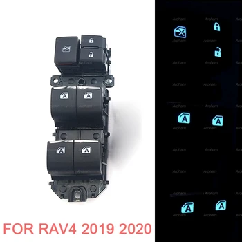 LED Osvetljeno Moči Okna Stikalo za Toyota RAV4 RAV 4 Corolla LEVIN Wildlander 2019 2020 Osvetlitve od zadaj Levo Vožnje Nadgradnjo