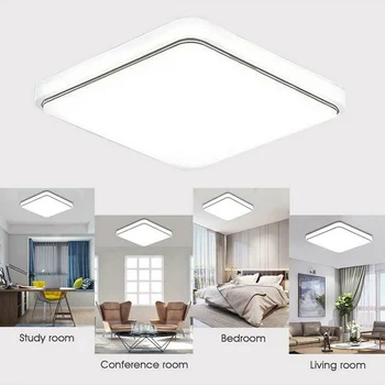 LED Stropni Navzdol Svetlobe Kvadratnih Lučka Sodoben Dizajn za Spalnico, Kuhinjo, dnevno Sobo LB88