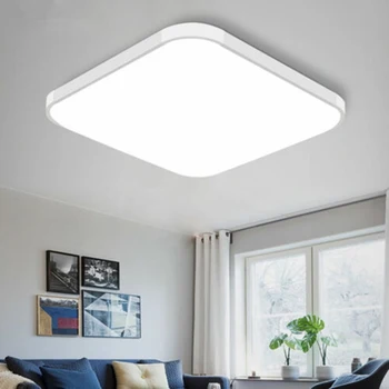 LED Stropni Navzdol Svetlobe Kvadratnih Lučka Sodoben Dizajn za Spalnico, Kuhinjo, dnevno Sobo LB88