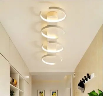 Led trak svetlobe koridor osvetlitev hodnika luči sodobne minimalistične svetilke ustvarjalne osebnosti Nordijska preddverju balkona stropna svetilka