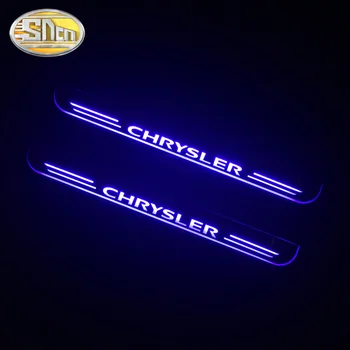 LED Vrata Polico Izvažajo Ploščica Pedal Za Chrysler 300 300C SRT8 SRT-8 Ypsilo Dinamično Dobrodošli, Vrata, Luči, Avto Nalepke, Trim Avto Styling