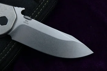 LEMIFSHE ZT0630 folding nož D2 blade carbon fiber + titanove zlitine ročaj kampiranje na prostem multi-funkcijo lov EOS orodje