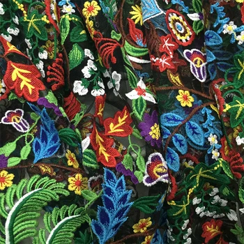 LEO&LIN Grenadine Umetnosti Neto Preja, Čipke, Vezenine Cvetje Doma Vrt Za DIY Oblačila Obleko Modne Vlaken Tkanine