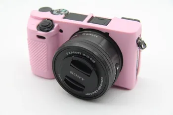 Lepo Mehko Kamera Video Vrečko Za Sony A6300 Silikona Primeru Gume Telesa Zajema Kože