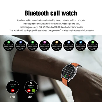 LIGE Bluetooth Klic, Telefon, Pametnih Gledajo Moški Nepremočljiva Športna Fitnes Watch Zdravje Tracker Vreme predvajanje glasbe smartwatch Ženske