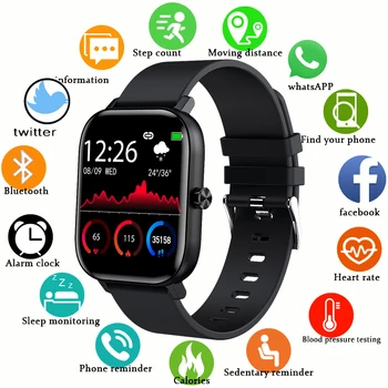 LIGE Nove Bluetooth Klic Pametna ura Moški Ženske Ure Šport Srčni utrip Spanja Večfunkcijsko Moških smartwatch za Android IOS telefon